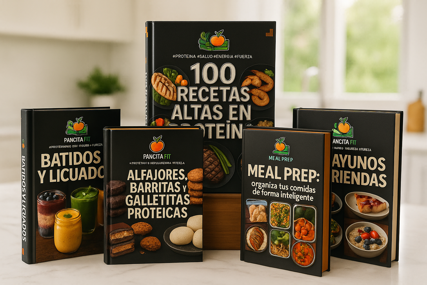 PANCITA FIT MEGA PACK 9X1: RECETARIO + 8 BONUS